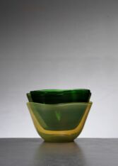 Gallery item 2 for Set of 3 Gunnel Nyman glass bowls, Glass, Finland, 1930s