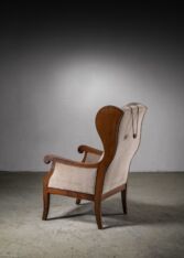 Gallery item 3 for Frits Henningsen wingback lounge chair, Lounge Chairs, Denmark, 1940s