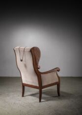 Gallery item 2 for Frits Henningsen wingback lounge chair, Lounge Chairs, Denmark, 1940s