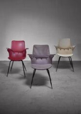 Gallery item 3 for Set of 3 Gastone Rinaldi DU20 side chairs, Side Chairs, Italy, 1950s