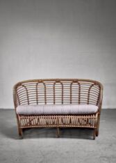 Gallery item 4 for Kindt-Larsen rattan sofa, Sofas & daybeds, Denmark, 1940s