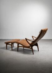 Gallery item 2 for Sven Staaf lounge chair with ottoman, Lounge Chairs, Sweden, 1940s