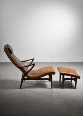Gallery item 3 for Sven Staaf lounge chair with ottoman, Lounge Chairs, Sweden, 1940s