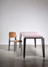 Gallery item 3 for Set of 6 Jean Prouvé Métropole dining chairs, Dining chairs, France, 1950s