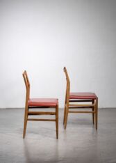 Gallery item 3 for Pair of Gio Ponti Leggera chairs, Side Chairs, Italy, 1950s