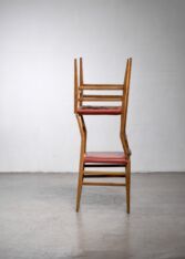 Gallery item 4 for Pair of Gio Ponti Leggera chairs, Side Chairs, Italy, 1950s
