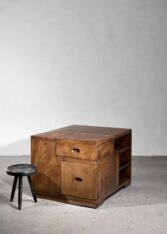 Gallery item 4 for Solid elm bar table, Coffee tables, Italy, 1940s