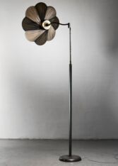 Gallery item 3 for Swing arm height-adjustable brass floor lamp, Floor Lamps, Italy, 1930s