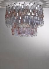 Thumbnail for Large Paolo Venini Murano Glass 'Poliedri' Chandelier