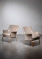 Thumbnail for Arne Norell pair of 'Pilot' lounge chairs