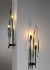 Gallery item 2 for Pair of Max Ingrand wall lamps for Fontana Arte, Wall lamps, Italy, 1950s