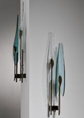 Thumbnail for Pair of Max Ingrand wall lamps for Fontana Arte