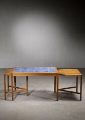 Gallery item 2 for Ingrid Atterberg nesting tables for Ekeby Verkstad, Side Tables, Sweden, 1950s