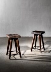 Thumbnail for Pair of Christian Durupt stools from Méribel