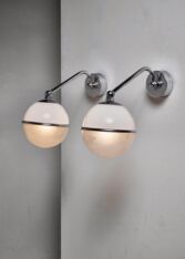 Thumbnail for Pair of Paavo Tynell wall lamps for Taito