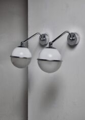 Gallery item 2 for Pair of Paavo Tynell wall lamps for Taito, Wall lamps, Finland, 1930s