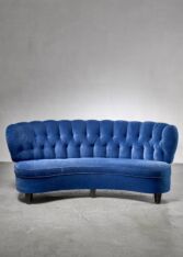 Gallery item 2 for Curved sofa by Otto Schulz, Sofas & daybeds, Sweden, 1940s