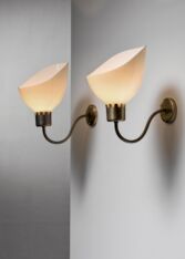 Gallery item 2 for Pair of Harald Notini wall lamps for Böhlmarks, Wall lamps, 1940s