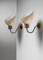 Gallery item 3 for Pair of Harald Notini wall lamps for Böhlmarks, Wall lamps, 1940s