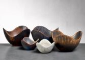 Thumbnail for Set of five Gunnar Nylund ceramic bowls
