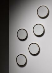 Gallery item 2 for Set of 5 Arne Jacobsen Munkegaard ceiling or wall lamps, Wall lamps, Denmark, 1950s