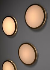 Gallery item 3 for Set of 5 Arne Jacobsen Munkegaard ceiling or wall lamps, Wall lamps, Denmark, 1950s