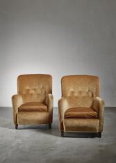 Gallery item 4 for Pair of Birte Iversen easy chairs, Lounge Chairs, Denmark, 1940s