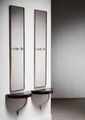 Thumbnail for Pair of Art Deco wall mirrors with console table