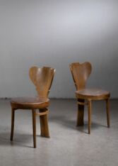 Gallery item 2 for Set of 5 Ingvar Ultveit chairs, Side Chairs, Norway, 1940s