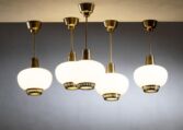 Gallery item 2 for Set of 5 Hans Bergström pendants for Ateljé Lyktan, Chandeliers & Pendants, Sweden, 1940s