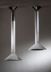 Gallery item 3 for Pair of Umberto Riva ceiling lamps, Chandeliers & Pendants, Italy, 1960s