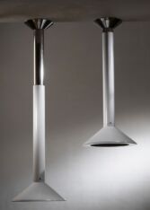 Gallery item 2 for Pair of Umberto Riva ceiling lamps, Chandeliers & Pendants, Italy, 1960s