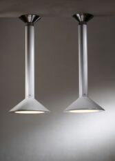 Gallery item 4 for Pair of Umberto Riva ceiling lamps, Chandeliers & Pendants, Italy, 1960s