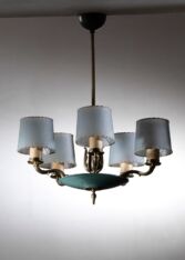 Gallery item 2 for Paavo Tynell 5-arm chandelier for Taito, Chandeliers & Pendants, Finland, 1930s