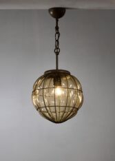 Gallery item 2 for Idman cage lamp, Chandeliers & Pendants, Finland, 1940s