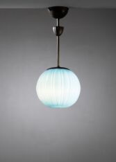 Gallery item 2 for Scandinavian Modern glass pendant, Chandeliers & Pendants, Sweden, 1930s