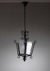 Thumbnail for Wrought iron lantern pendant