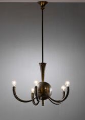 Gallery item 3 for Guglielmo Ulrich chandelier, Chandeliers & Pendants, Italy, 1940s