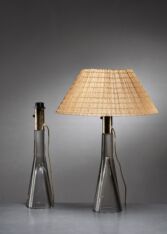 Thumbnail for Pair of glass Lisa Johansson-Pape table lamps