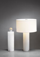 Gallery item 2 for Pair of Nordiska Kompaniet alabaster table lamps, Table Lamps, Sweden, 1960s