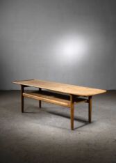 Gallery item 2 for Hans Wegner wood and cane coffee table, Coffee tables, Denmark, 1950s