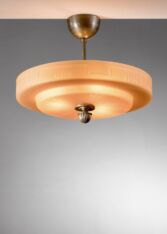 Gallery item 2 for Cebe amber glass pendant lamp, Chandeliers & Pendants, Sweden, 1930s