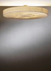 Gallery item 2 for Large fabric flush mount, Flush mounts, Sweden, 1950s