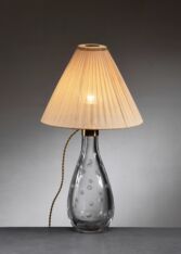 Gallery item 2 for Gunnel Nyman glass table lamp, Table Lamps, Finland, 1940s
