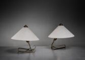 Gallery item 3 for Pair of Rupert Nikoll table or wall lamps, Table Lamps, Austria, 1950s