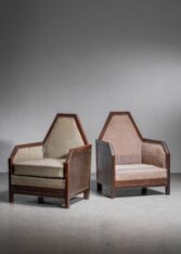 Gallery item 2 for Pair of Gaetano Borsani lounge chairs, Lounge Chairs, Italy, 1920s
