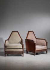 Gallery item 4 for Pair of Gaetano Borsani lounge chairs, Lounge Chairs, Italy, 1920s