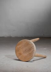 Gallery item 2 for Charlotte Perriand tripod stool, Stools, France, 1960s