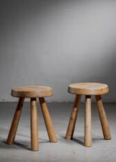 Thumbnail for Pair of Charlotte Perriand stools from Les Arcs