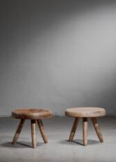 Thumbnail for Pair of Charlotte Perriand tripod stools